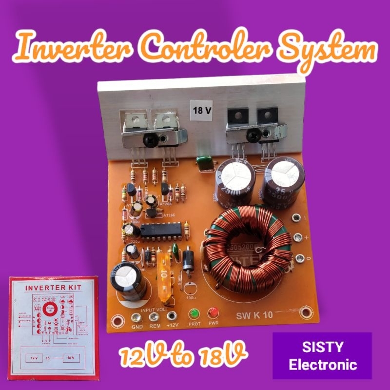 Jual Kit Inverter Input 12v Output 18w | Shopee Indonesia