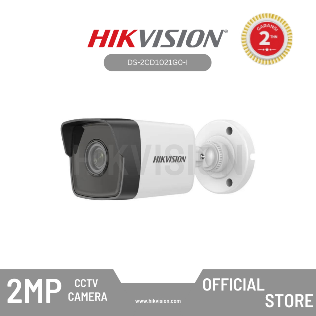 Jual HIKVISION - DS-2CD1021G0-I Camera IP CCTV 2MP New Version Bullet ...