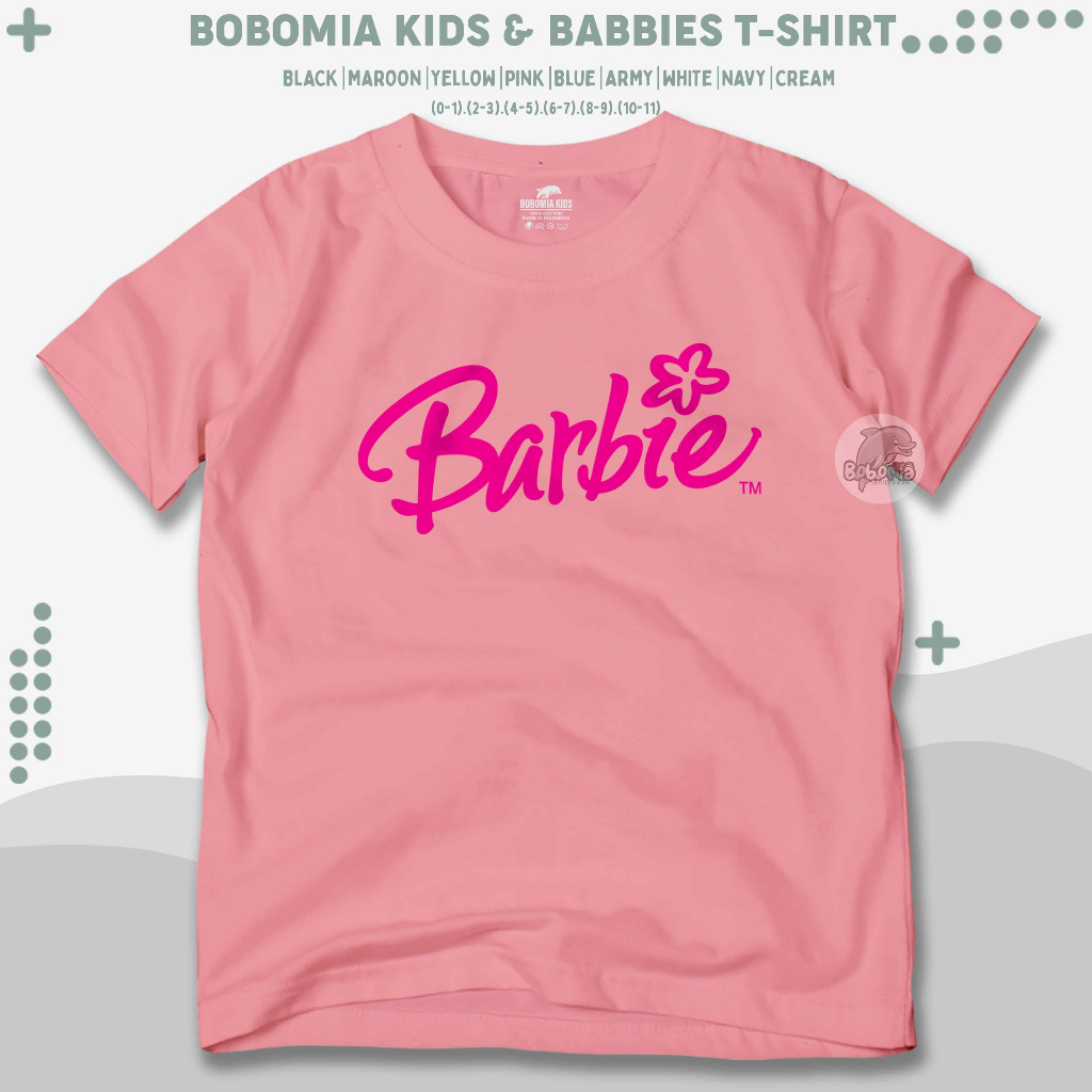 Jual Bobomia Kaos Anak Barbie Movie Doll Baju Distro Pakaian