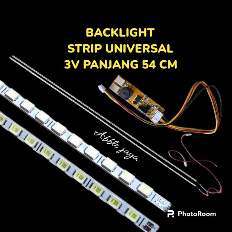 Jual BACKLIGHT STRIP UNIVERSAL 3V PANJANG 54 CM | Shopee Indonesia