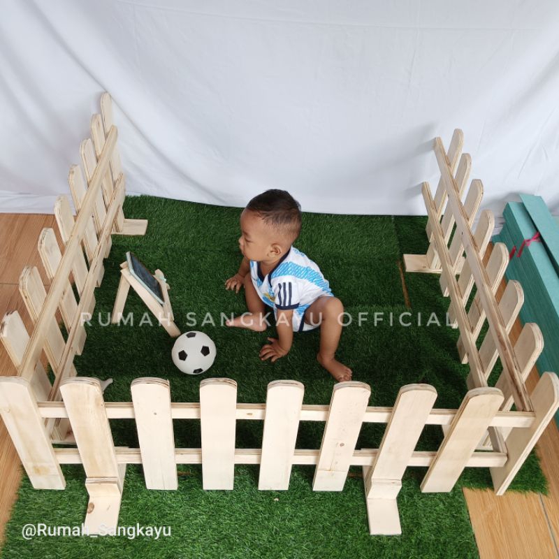 Jual Pagar Taman Aeusthetic Pagar Rumah Playwood 50x100cm | Shopee