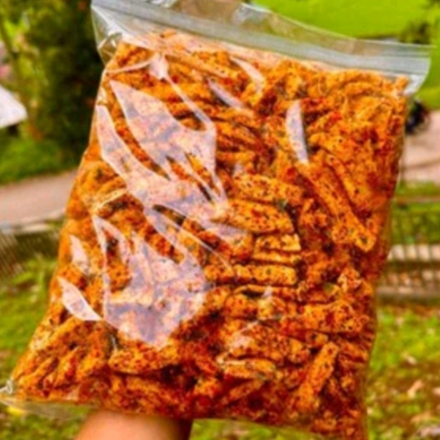 Jual Basreng Pedas Daun Jeruk Bandung Kemasan Gr Shopee