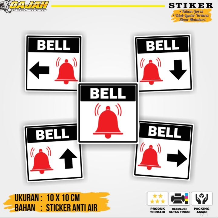 Jual Stiker Penunjuk Bell | Shopee Indonesia
