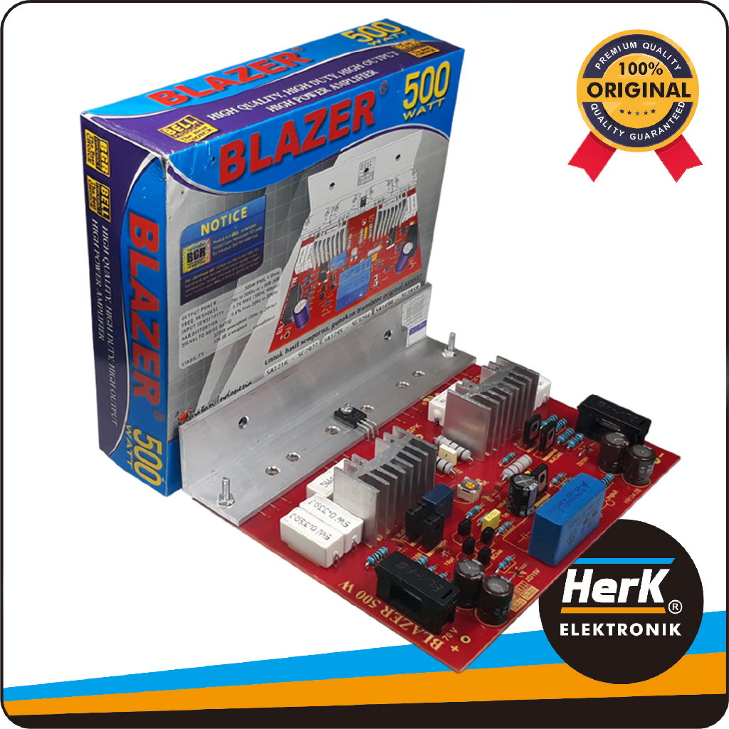 Jual KIT MODULE POWER AMPLIFIER BLAZER MONO 500W Bell BGR – PCB Fiber ...