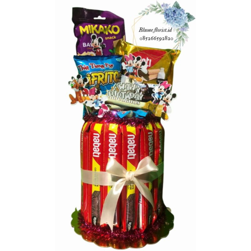Jual Snack tower ulangtahun 1 tingkat,Snack tower ulangtahun,Snack ...