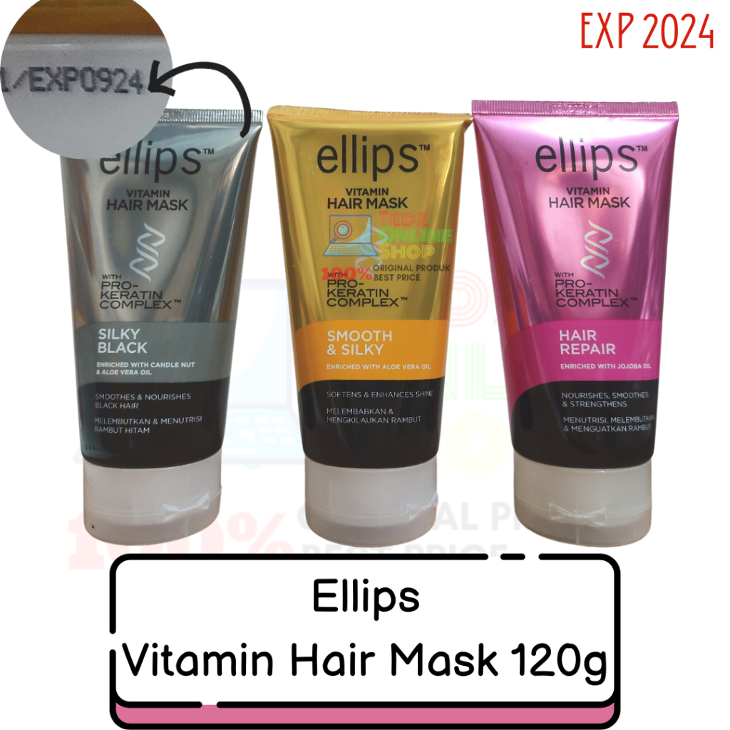 Jual Ellips Vitamin Hair Mask 120 gr | Shopee Indonesia