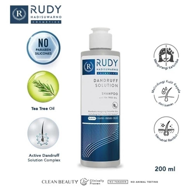RUDY HADISUWARNO Dandruff Solution SHAMPOO 200mL