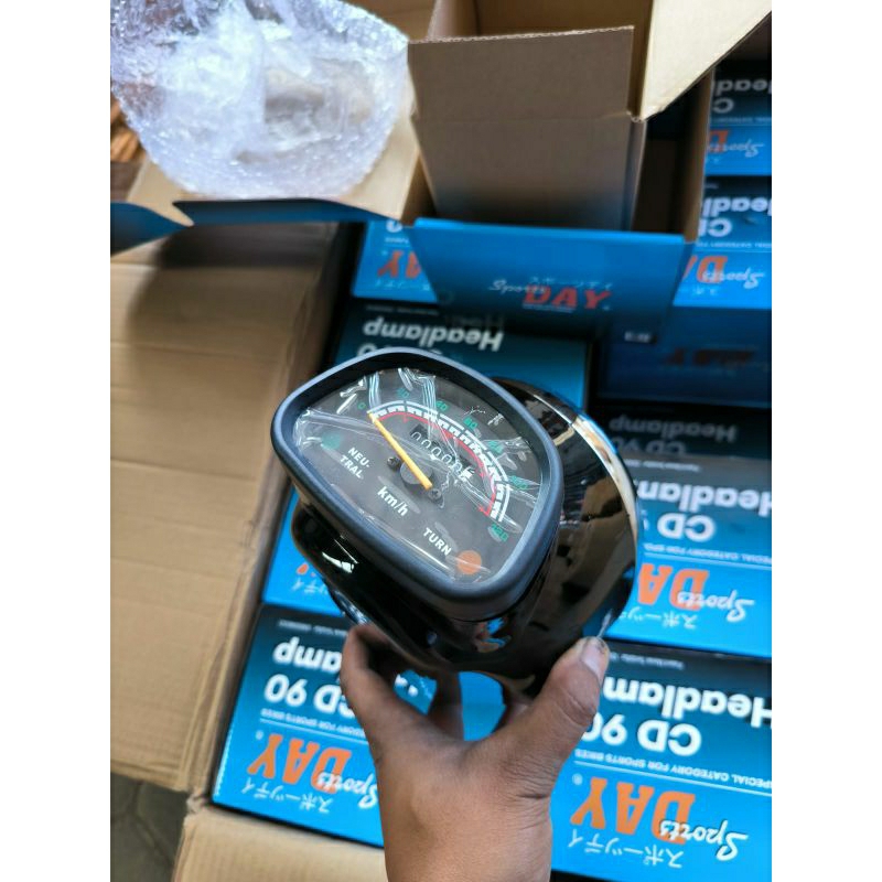 Jual lampu depan set reflektor + speedometer spedo spido Honda CD 90 ...