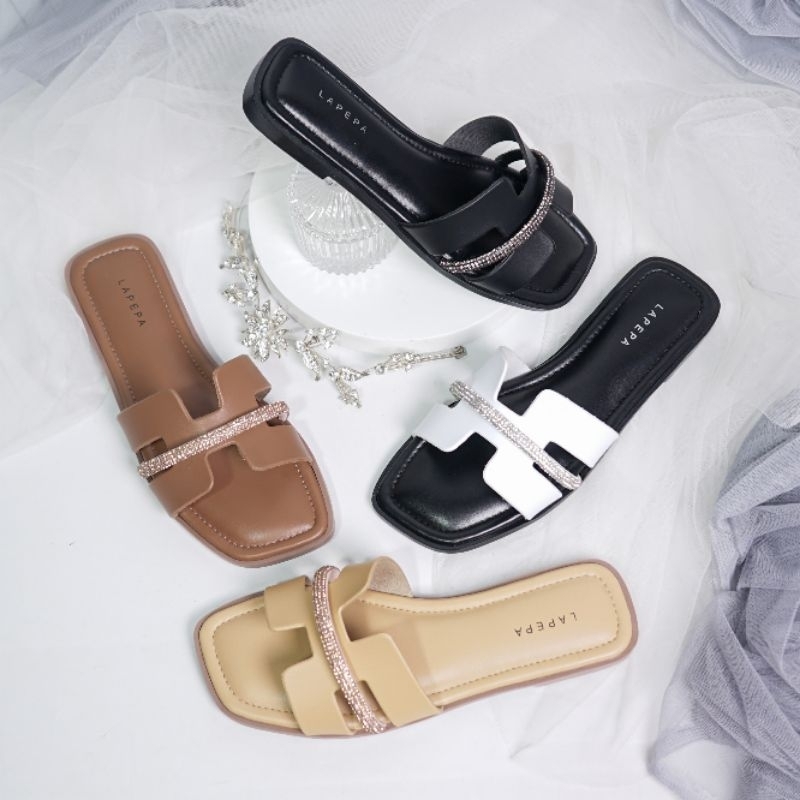 Jual Varetha shoes - Sandal,sendal wanita slip on,teplek,karet by ...