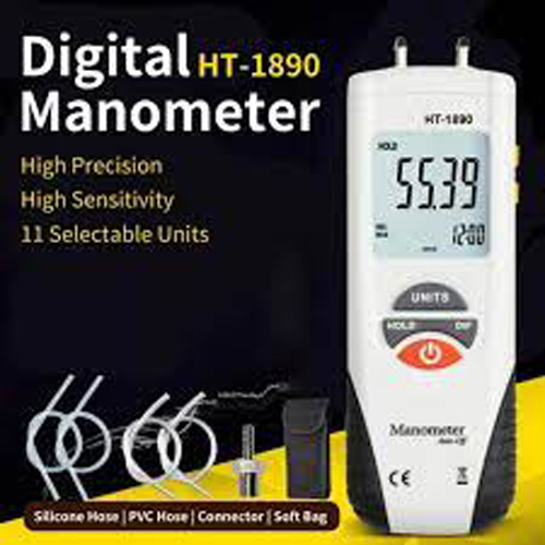 Jual Digital Manometer HTI HT-1890 Air Pressure Meter HT 1890 Alat Ukur ...