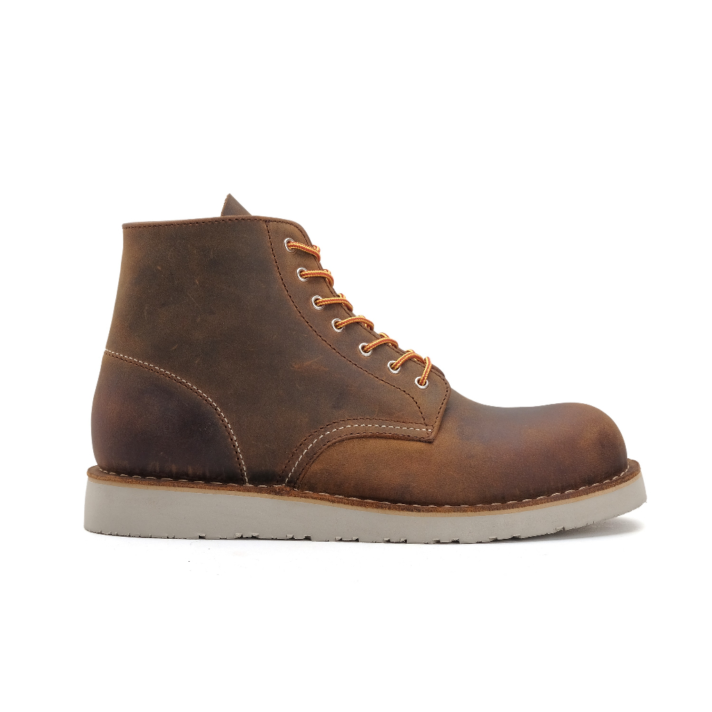 Jual Lewis Aztec Tan - Sepatu Kulit Round Toe Rugged Masculine Biker ...
