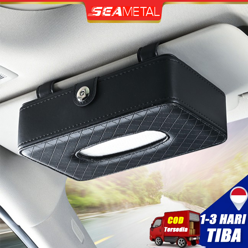 Jual Kotak Tissue Mobil Bahan Kulit Tempat Tisu Gantung Leather Tissue ...