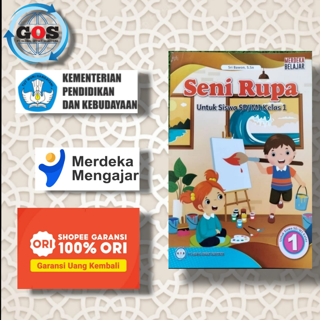Jual Buku Siswa Seni Rupa kelas 1 SD / MI Kurikulum Merdeka - PT Global ...