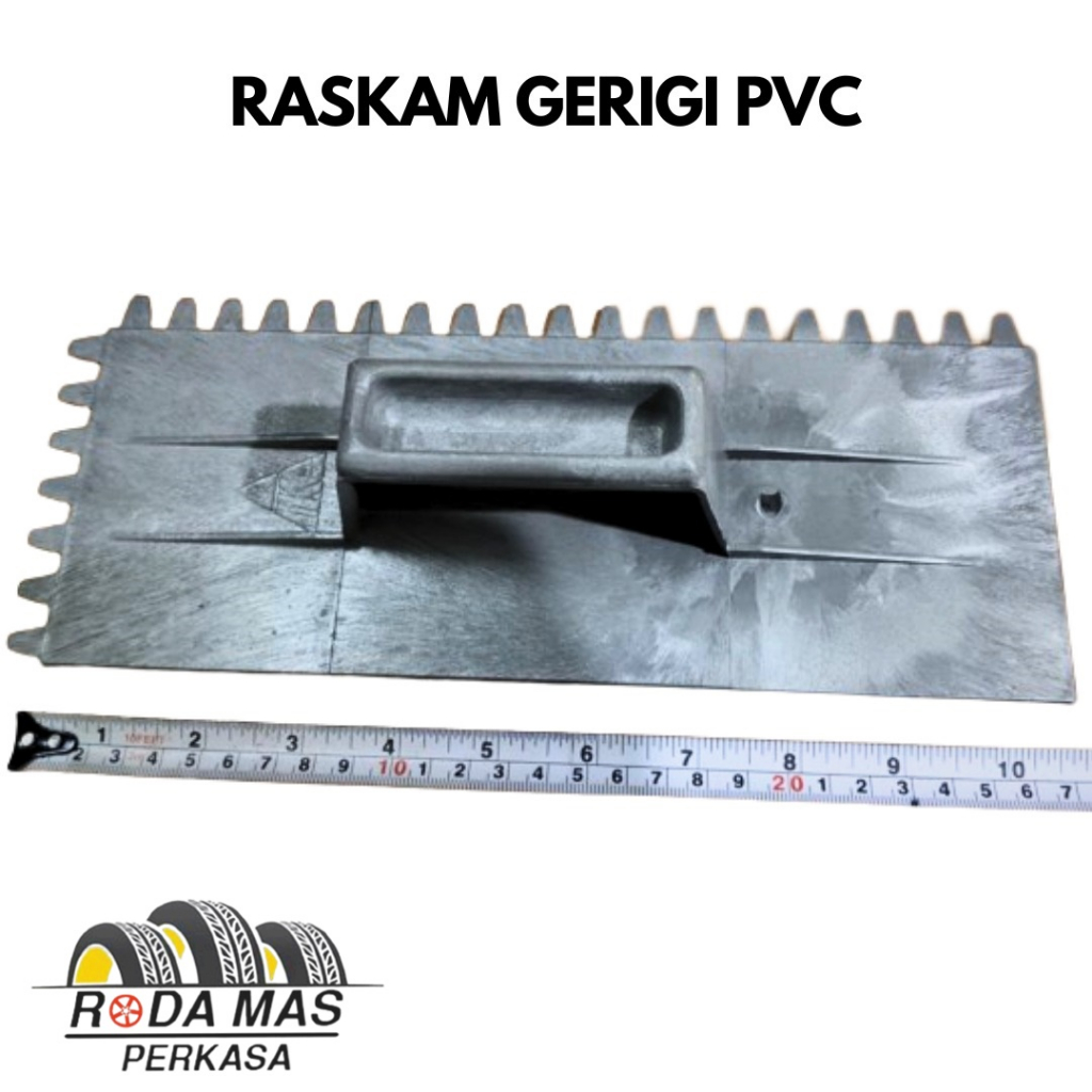 Jual LASKAM GERIGI PVC PLASTER TROWEL / ROSKAM / RASKAM LASKAM PVC ...
