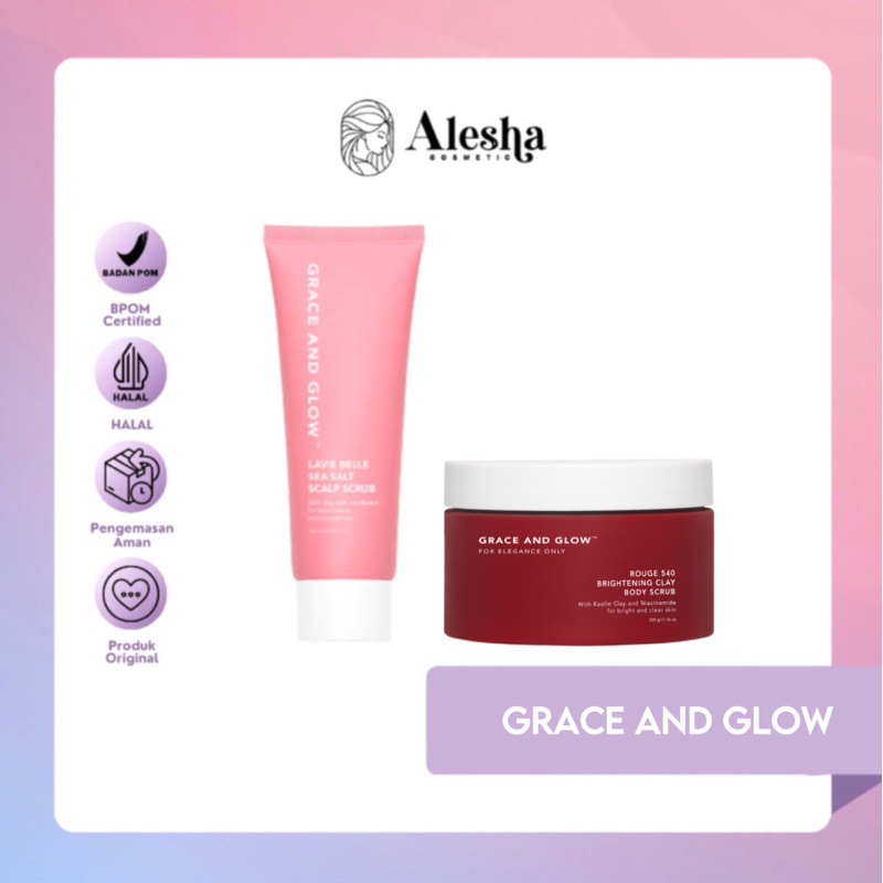 Jual GRACE AND GLOW Body Scrub & Scalp Scrub Shopee Indonesia