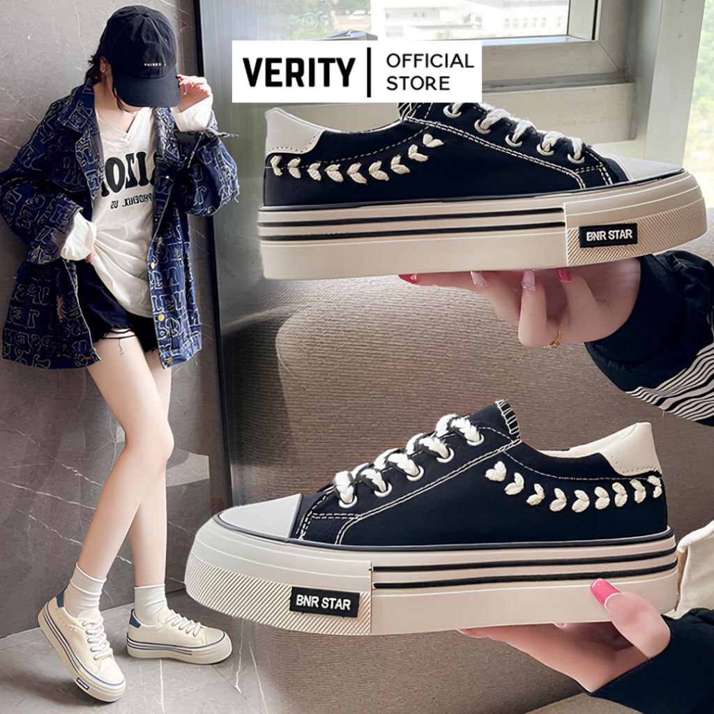 Jual VERITY Sepatu Korean Style Ber Star | Shopee Indonesia