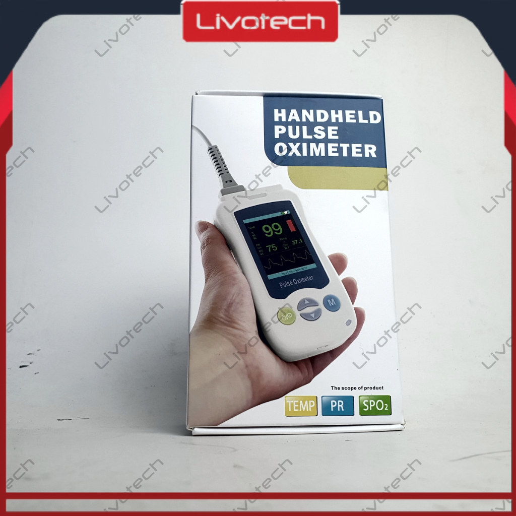 Jual Yonker YK820 Handheld Pulse Oximeter SpO2 Oksimeter BAYI / ANAK / DEWASA Shopee Indonesia