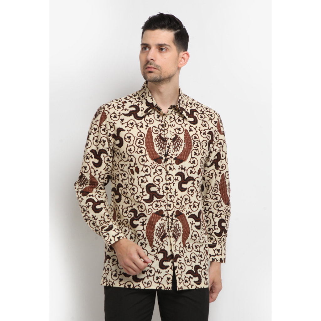 Jual Arjuna Weda Kemeja Batik Pria Motif Batu Raden Shopee Indonesia