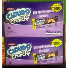 Jual Cloud 9 Crunchy Chocolate Box Isi 24 Bungkus Shopee Indonesia