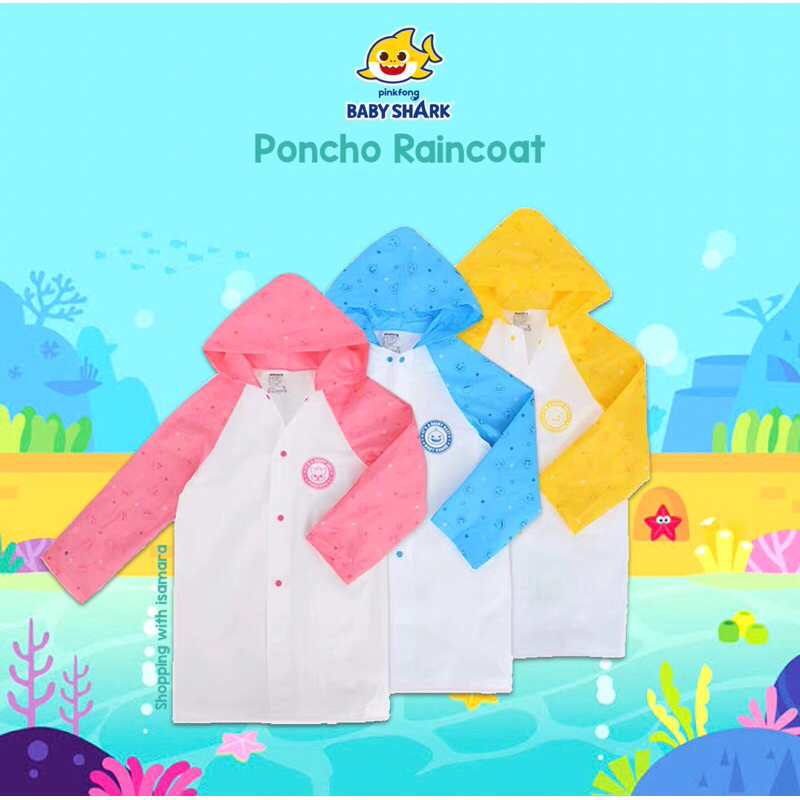 Baby shark hot sale raincoat