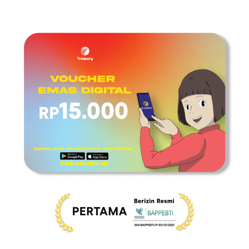 Jual Voucher Emas Fisik Treasury Rp15.000 | Shopee Indonesia