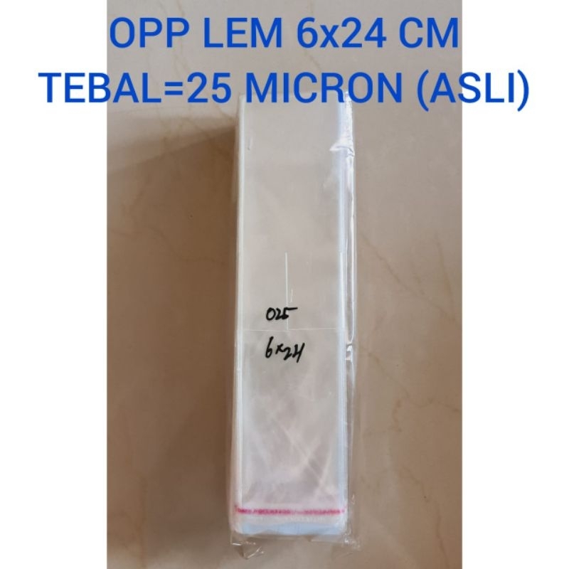 Jual Plastik OPP Lem Lebar 6 cm (isi:100 Lembar) | Shopee Indonesia