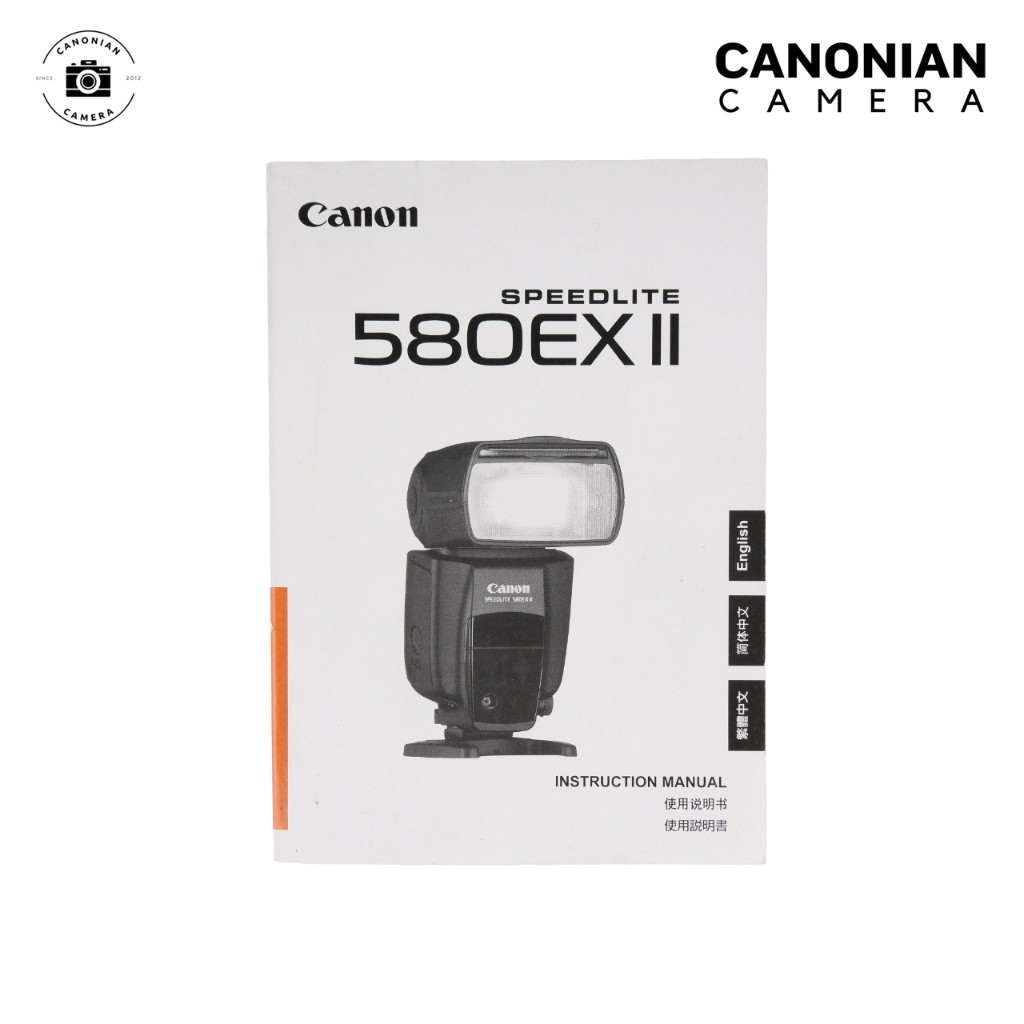 Jual Buku Panduan Flash Canon 580 EX II TTL Shopee Indonesia