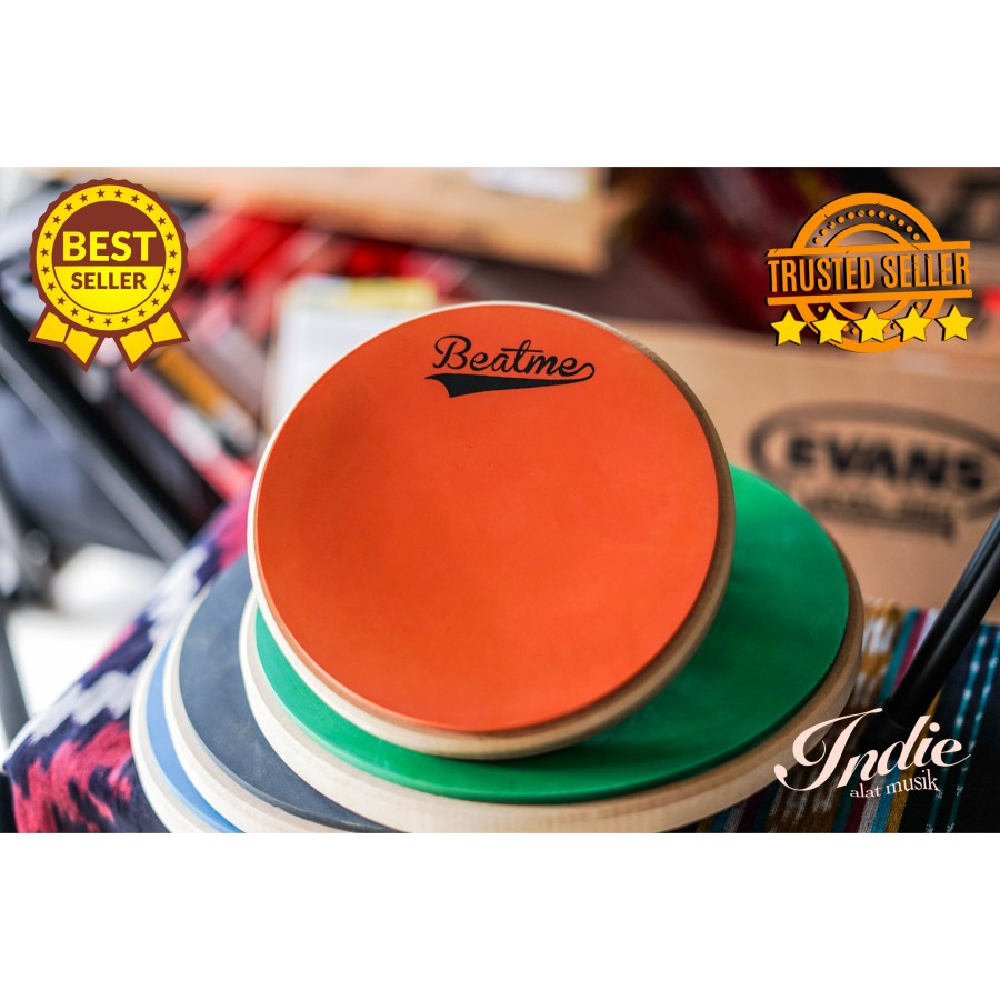 Jual Pad Drum Beatme BDP 02 8 inch | Practice Pad | Shopee Indonesia