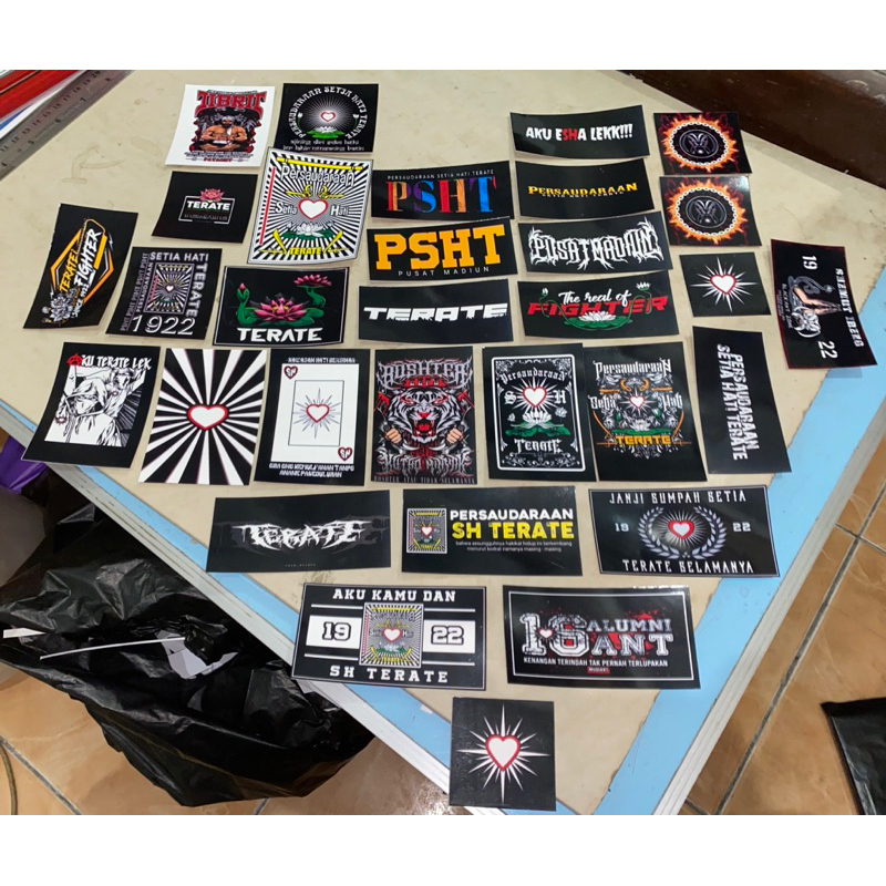 Jual (isi 15) Stiker PSHT /Stiker pack PSHT | Shopee Indonesia
