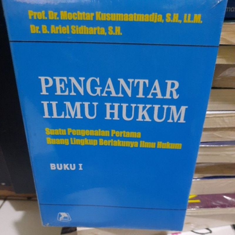 Jual Buku Pengantar Ilmu Hukum Suatu Pengenalan Pertama Ruang Lingkup ...