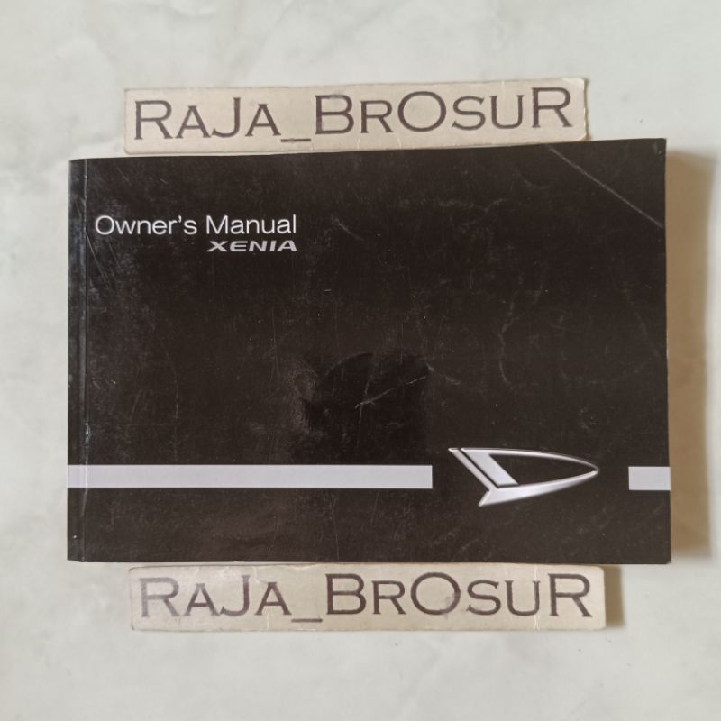 Jual Owners Manual/Manual Book/Buku Pedoman Pemilik Daihatsu Xenia gen
