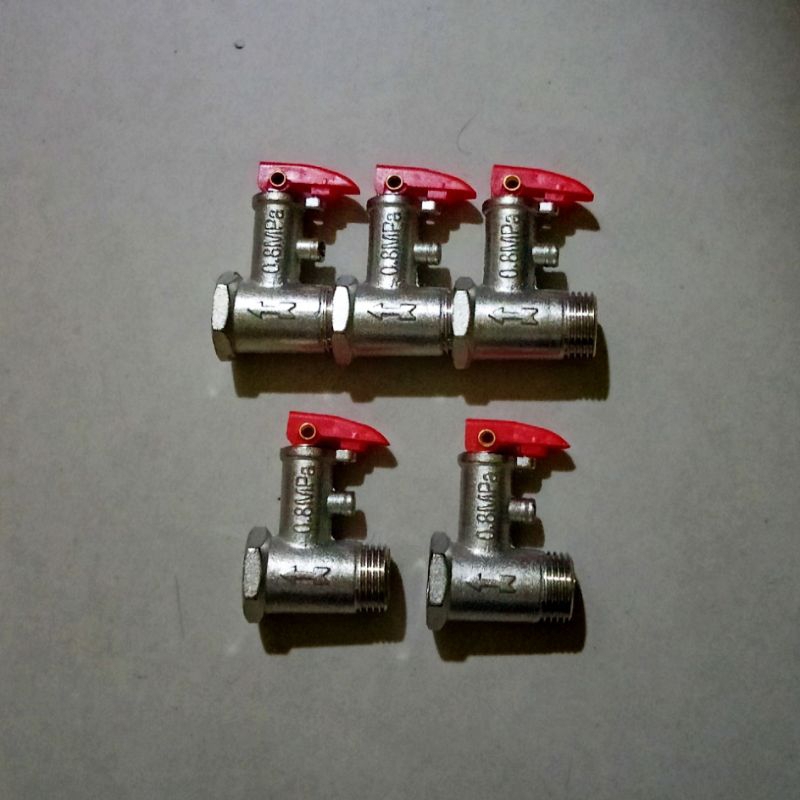Jual safety Valve water heater 1/2 klep pengaman savety valve Shopee