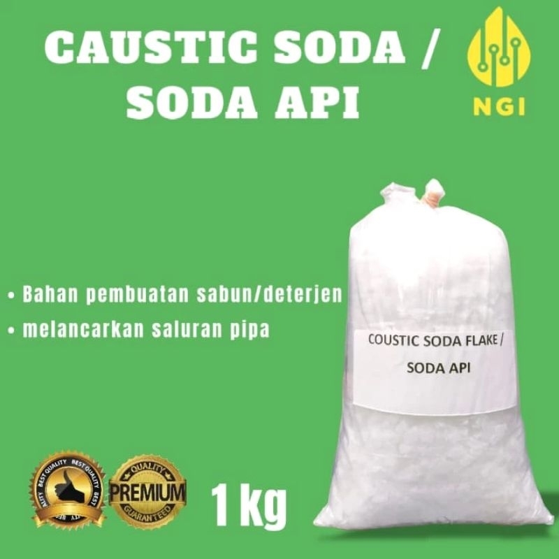 Jual soda api 1 kg / caustic soda 1 kg | Shopee Indonesia