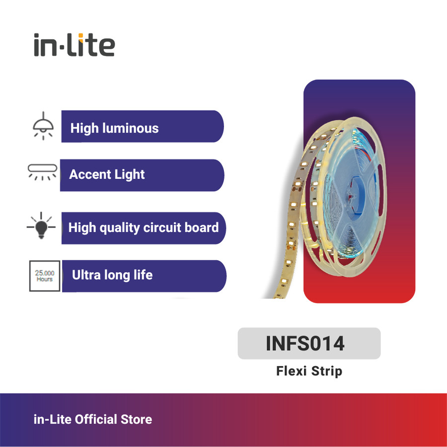 Jual in-Lite Flexi Strip INFS016 / Lampu Dekorasi / Led Strip | Shopee ...