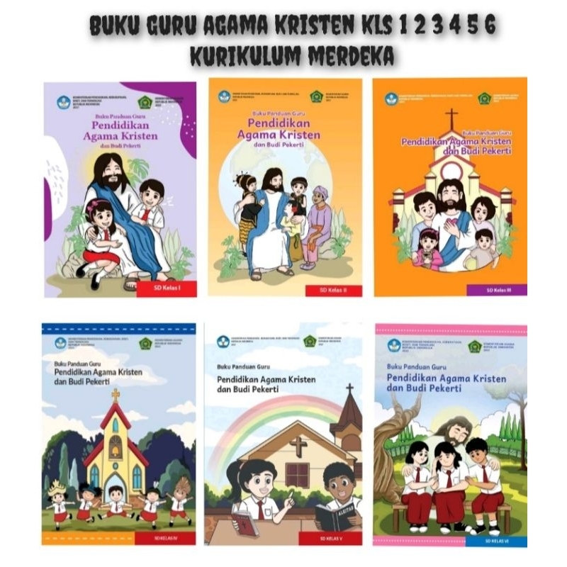 Jual Buku Guru Pendidikan Agama Kristen SD Kelas 1 2 3 4 5 6 Kurikulum