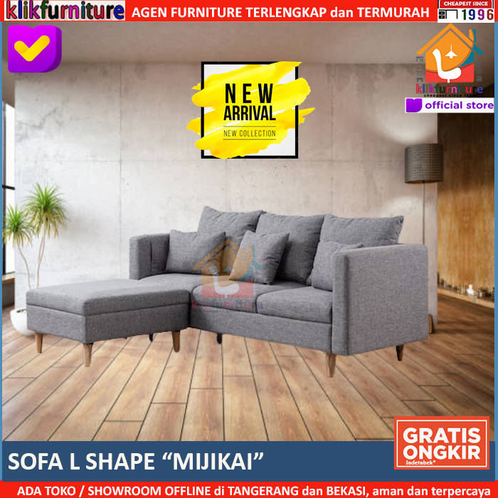 Jual Premium Sofa L Sudut Minimalis Modern Mijikai Shopee Indonesia