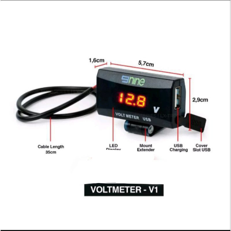 Jual #VOLTMETER Aki digital #pengukur daya aki digital #bisa untuk