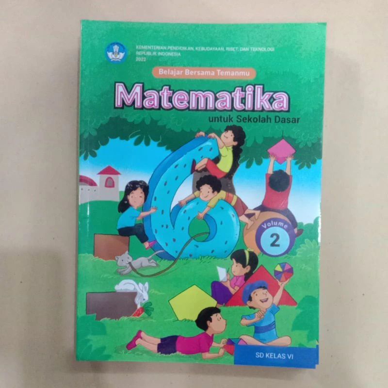 Jual Buku Paket Matematika Volume 1 Dan 2 Kelas 6 Sd Kurikulum Merdeka Diknas Shopee Indonesia 3481