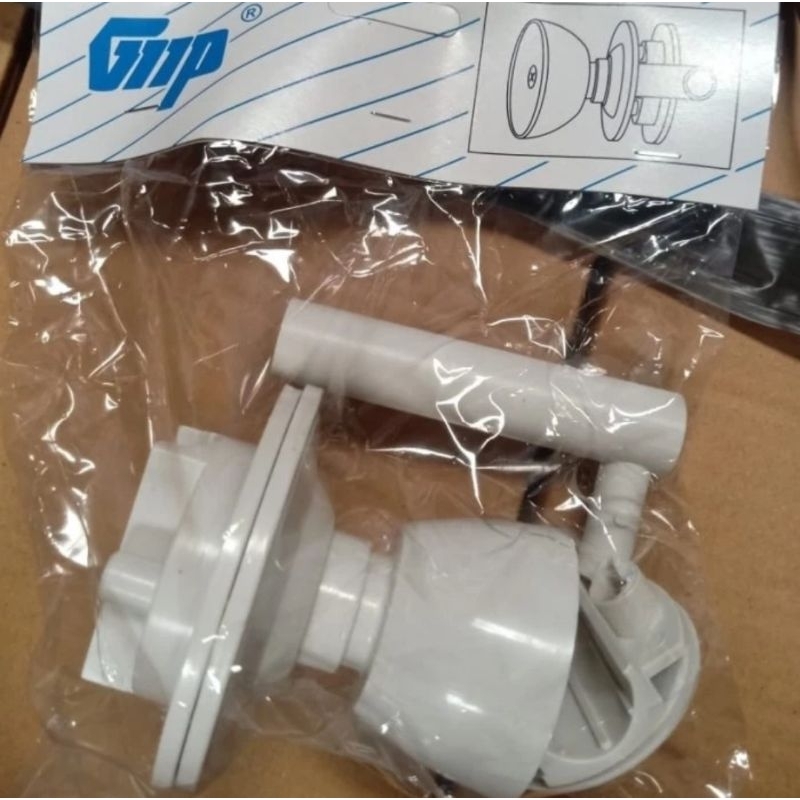Jual Kunci Pintu Bulat PVC Kamar Mandi GMP Handle Grendel Pegangan ...
