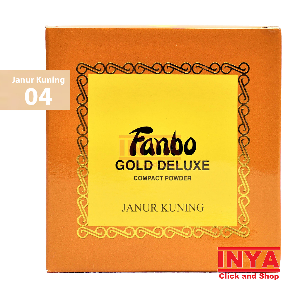 Jual FANBO GOLD DELUXE 4 JANUR KUNING COMPACT POWDER 20gr - BEDAK PADAT ...