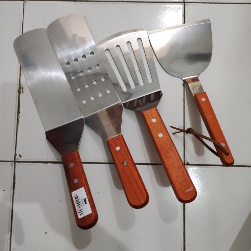 Jual spatula sutil / burger / tepanyaki / martabak / roti bakar ...