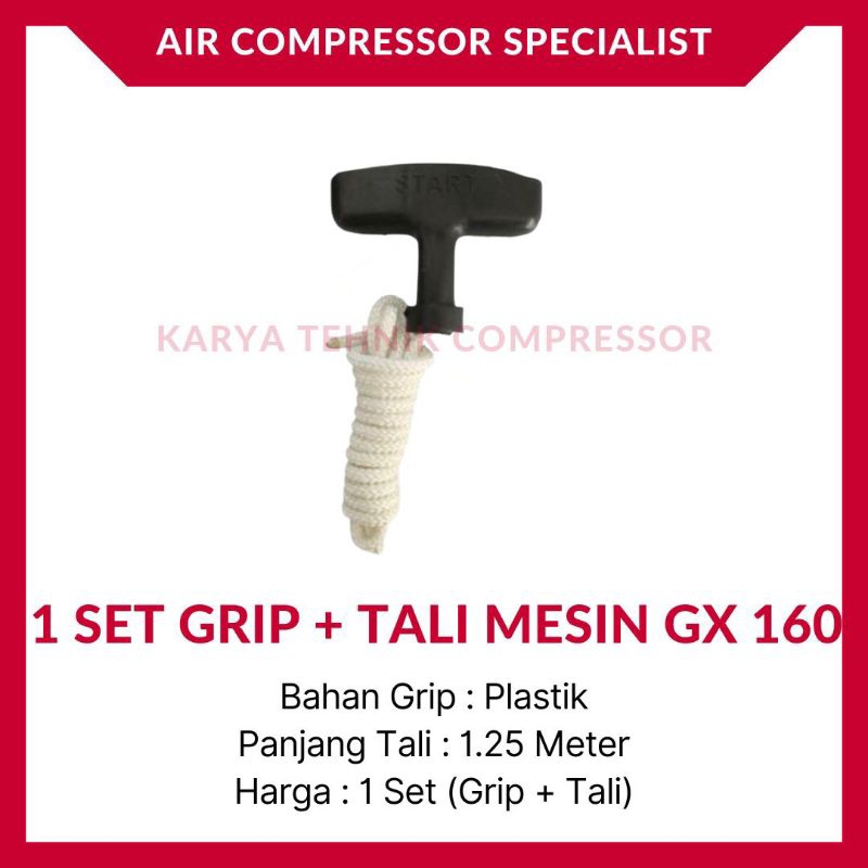 Jual 1 SET Grip Tali Engine Mesin Bensin GX 160 | Shopee Indonesia