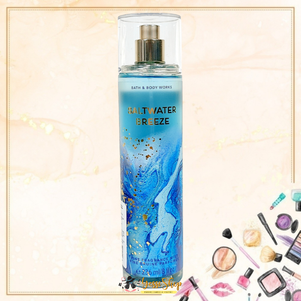 Jual Bath And Body Works Saltwater Breeze Fine Fragrance Mist 236ml