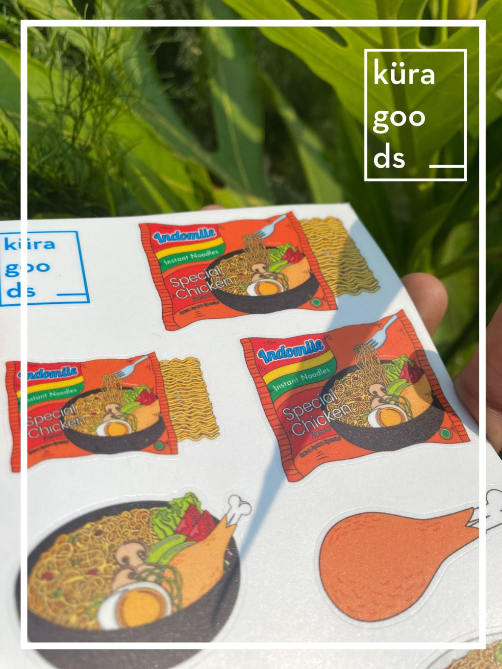 Jual Sticker Pack Indomie Ayam Spesial | Stiker Set Aesthetic Lucu ...