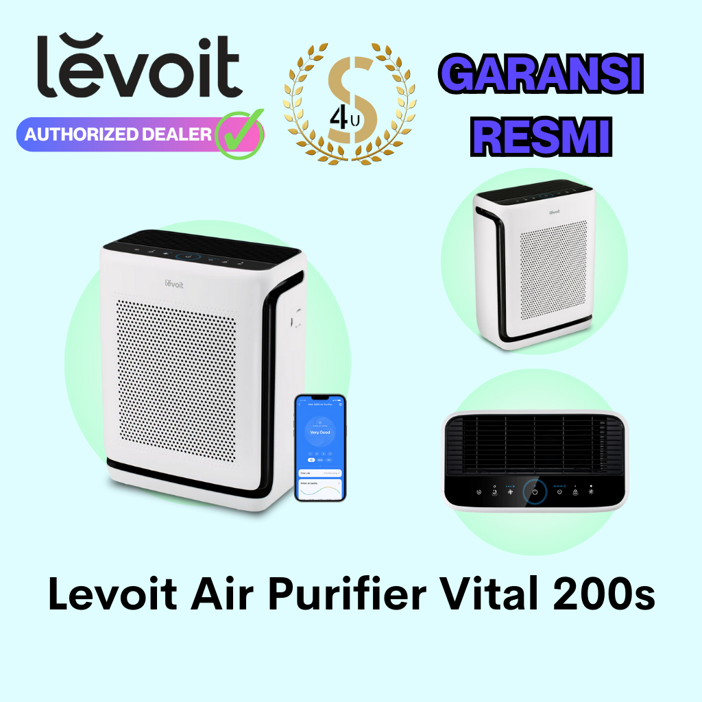 Jual Levoit Vital 200S True HEPA Air Purifier Shopee Indonesia