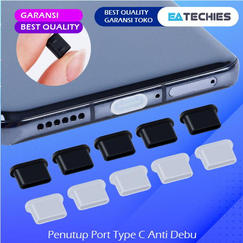 thumbnail image 2 of 6-Pack Type C Dust Plugs - Colorful USB C Port Protectors 2 of 11