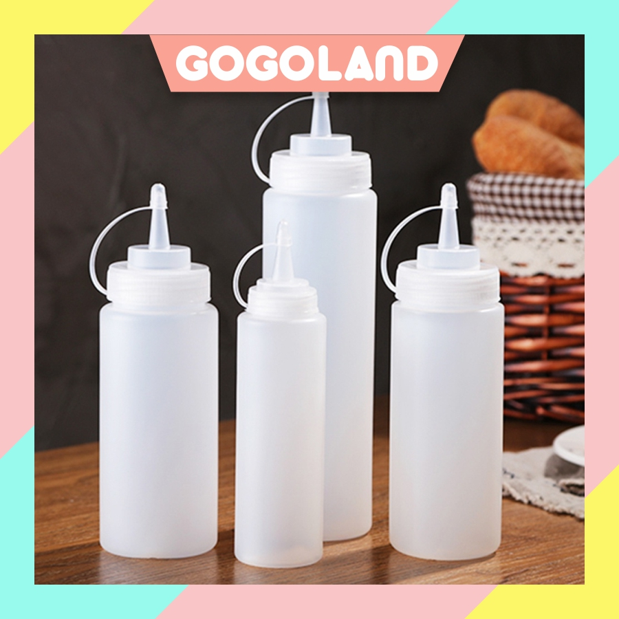 Jual ⭐Gogoland⭐ Botol Saus Saos Botol Sauce Mayonaise Kecap Cuka Dengan ...