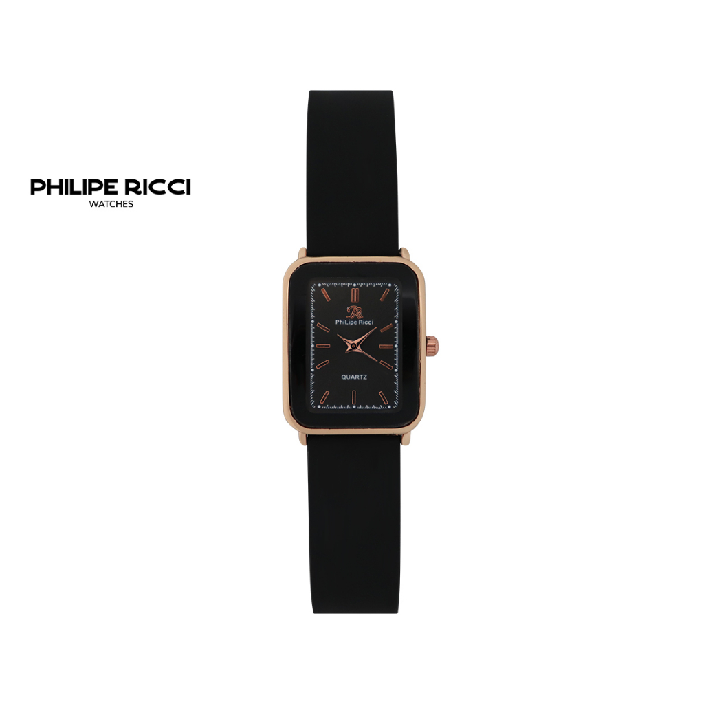 Jual PhiLipe Ricci Jam Tangan Wanita Kecil Analog Quartz Dial Kotak ...