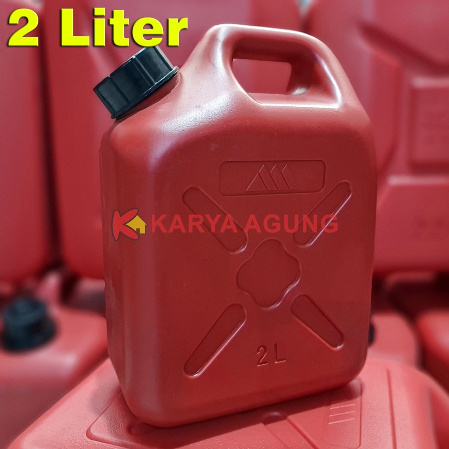 Jual Jerigen Plastik HDPE 2 Liter / Jerrycan Jirigen Jrigen Cerigen Isi ...