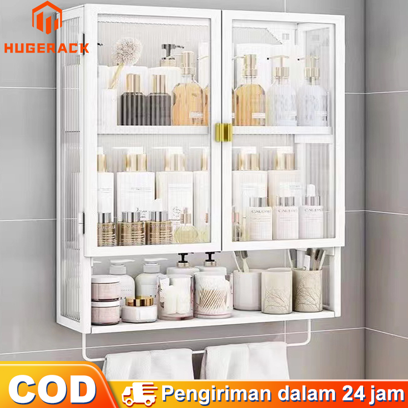 Jual Rak Kamar Mandi Multifungsi Lemari Dinding Dengan Pintu Rak Dapur ...